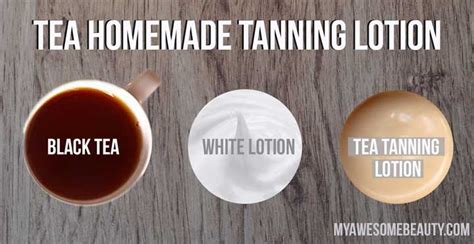 fake tan using tea bags|homemade tanning lotion.